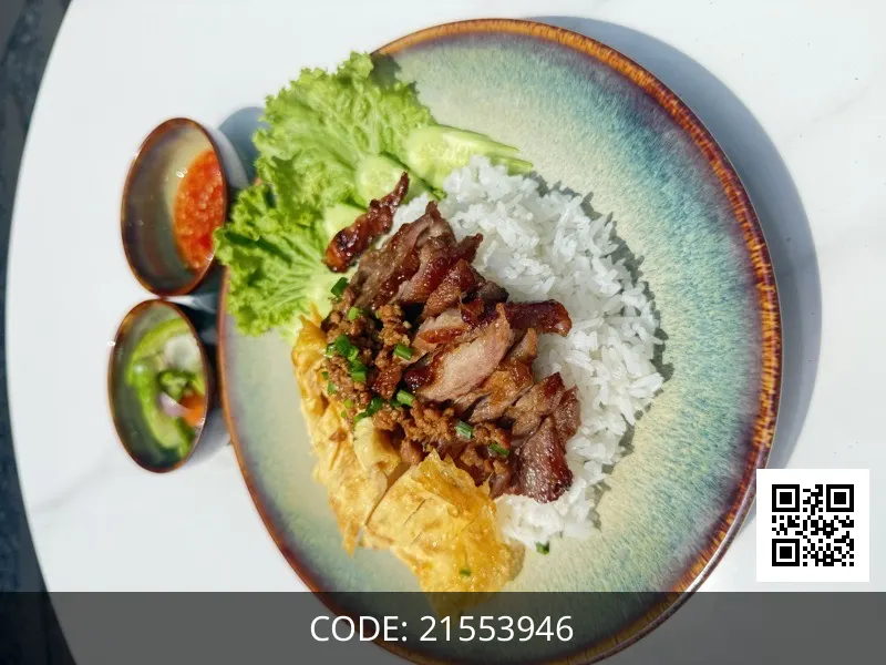 បាយសាច់ជ្រូកចានតូច