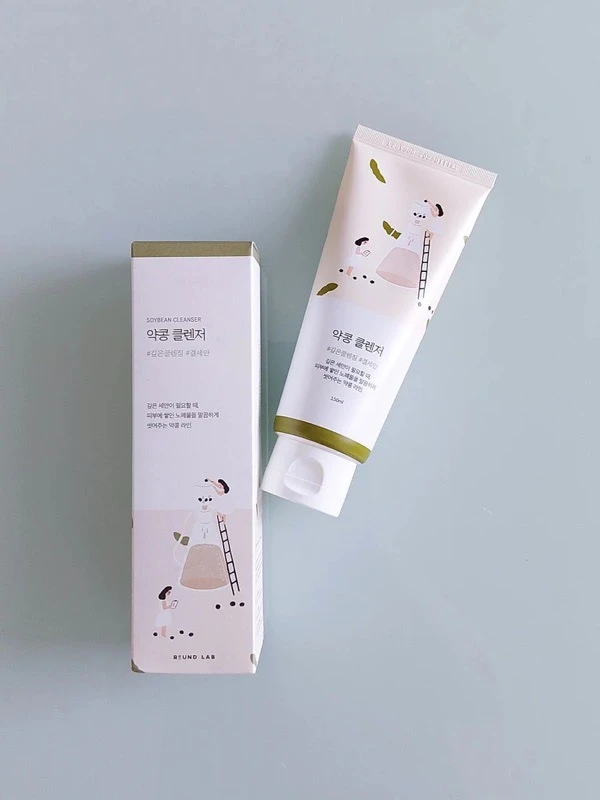 Round lab soybean cleanser