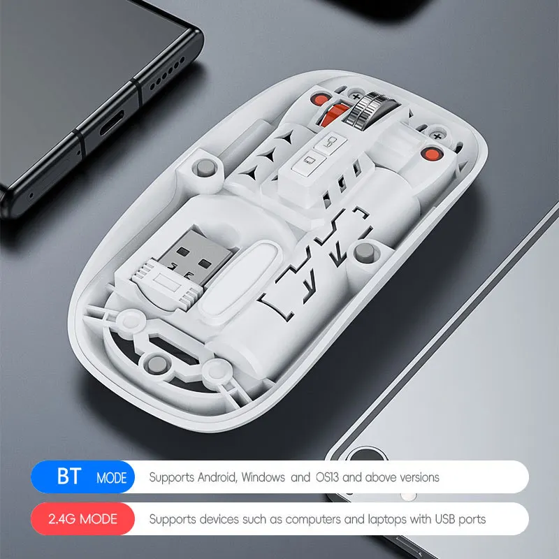 Mouse K-2000 2Mode (Bluetooth+2.4GH)