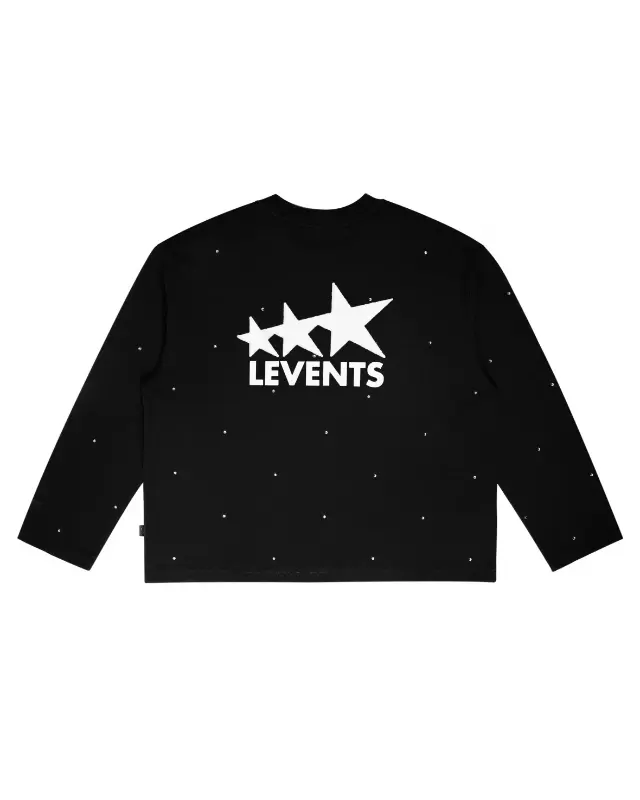 Levents® Rhinestone Long Sleeve Boxy Tee