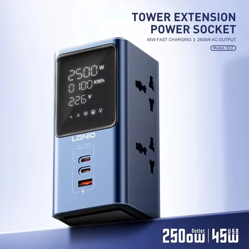 ព្រីបញ្ឈរ Tower Extension Power + USB 45W