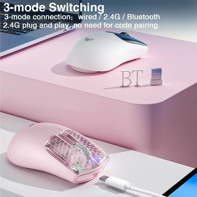Mouse Aula SC560 pro 3Mode (Bluetooth+2.4GH+wired)