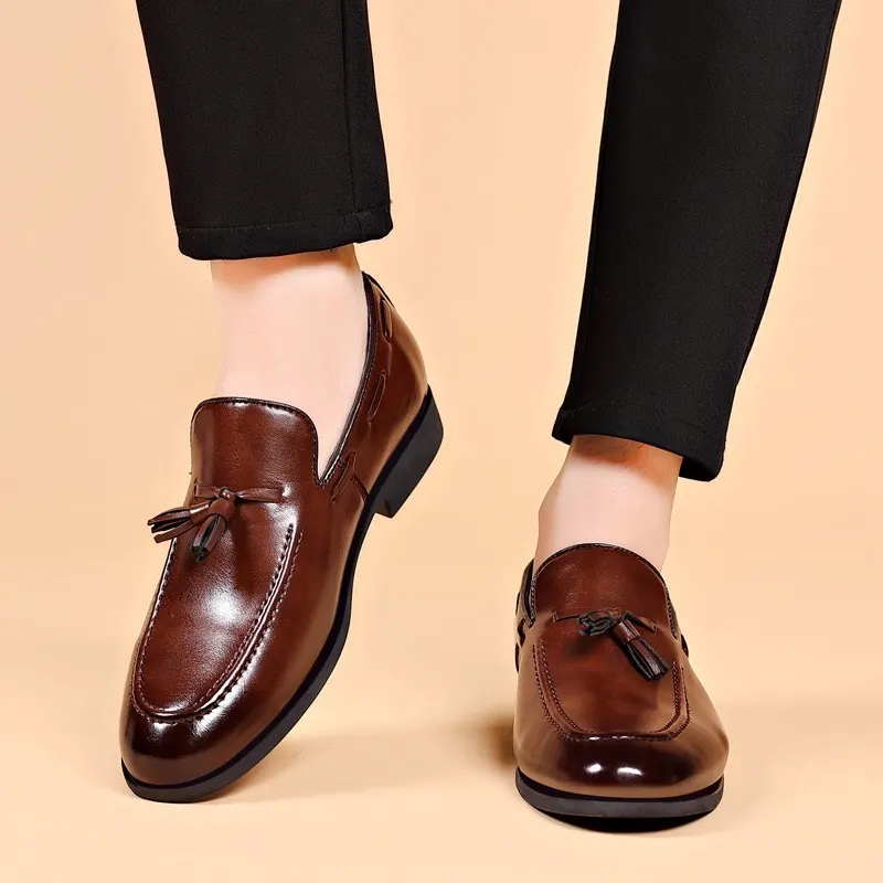 ស្បែកជើងស្បែកបុរស Matte Suit