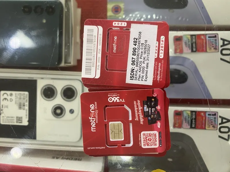 សុីម metfone 1$
