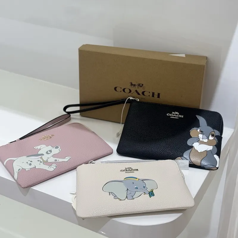 កាបូបលុយ មានដៃយួរ COACH DISNEY