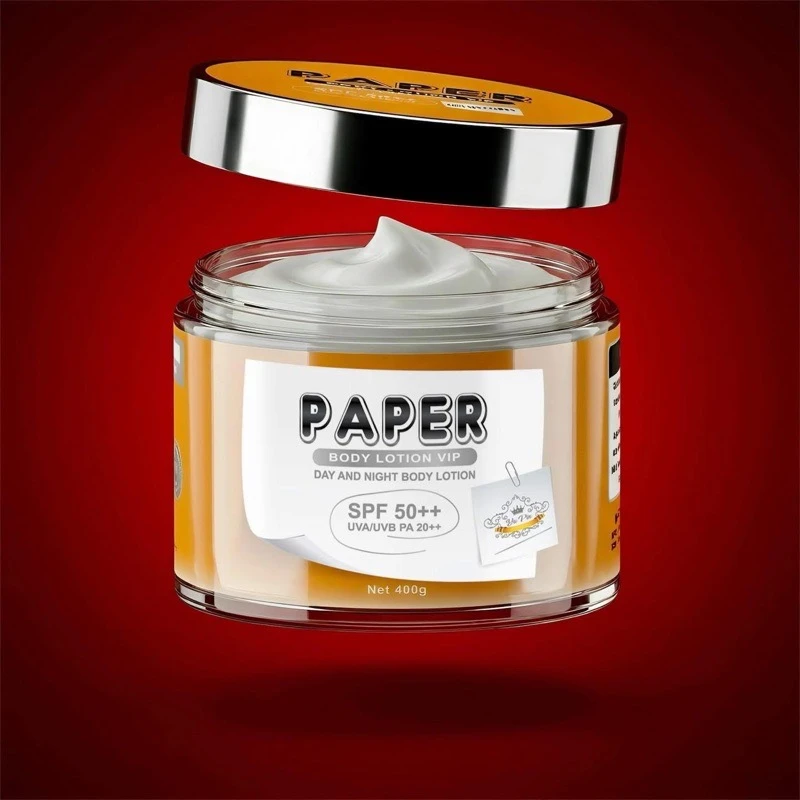Paper body lotion