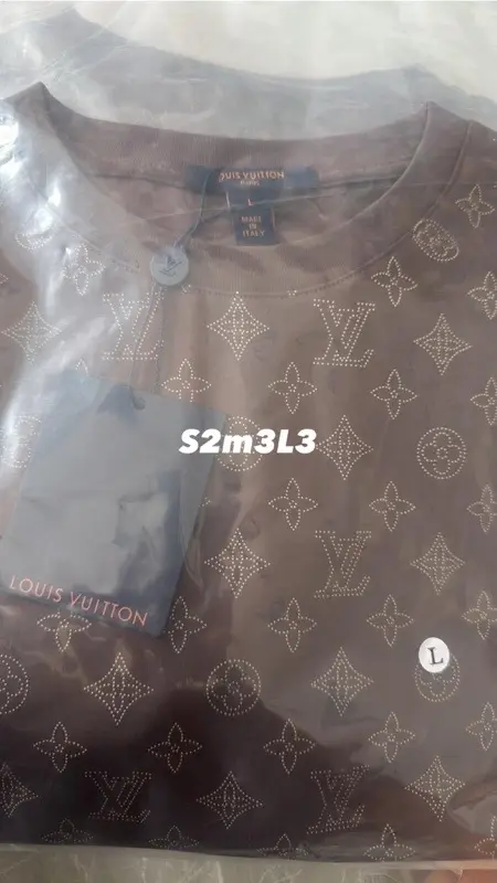lv brown tshirt
